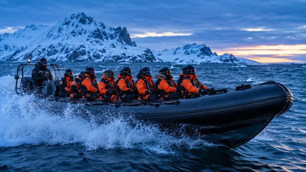 Tromsø : excursion d'observation des baleines en RIB à Skjervøy